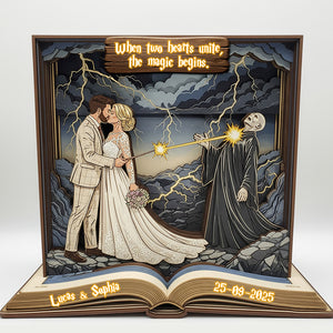 Custom Photo Gifts For Newlywed Couple Wood Sign 02hytn200825