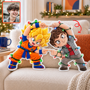 Warriors Martial Arts Dance Custom Shaped Pillow - Custom Photo Christmas Gifts 03paqn171026