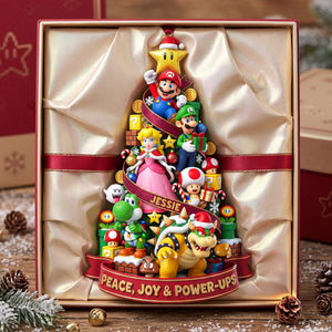Happy Whimsical Christmas Acrylic Ornament - Personalized Christmas Gifts 01tota070826