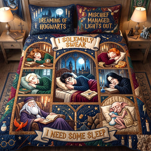 Fantasy Wizard Quilt Bed Set - Personalized Gifts For Fantasy Lovers 01tytn100726