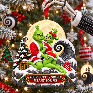 Funny Naughty Couple Xmas Ornament - Personalized Gifts For Couple 06OHTN191026