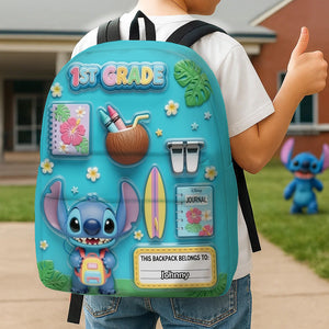 Personalized Gifts For Kids Backpack, Cute Alien 02TGMG260725