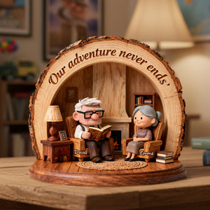 Old Couple Plaque - Personalized Gifts For Couple 04tolu161225