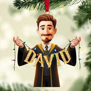 Christmas Alphabet Tree Ornament Personalized Gifts 05TODT131125