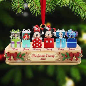 Family Custom Shape Acrylic Christmas Ornament, Personalized Gifts For Family 03huta041125-Homacus