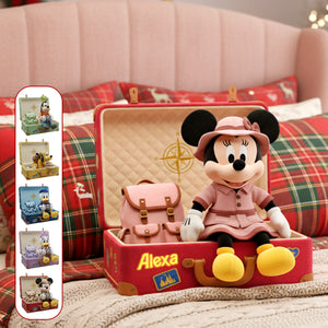 Travel Suitcase Shape Pillow  - Personalized Gifts 07pamg111125