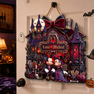Midnight Romance A Love Tale Acrylic Sign - Personalized Halloween Gifts For Couples 021padh110826