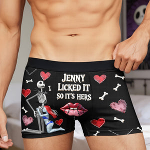 Naughty Couple Men's Boxers - Personalized Gifts For Him 06ohqn261225