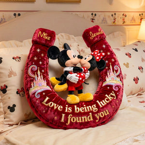 Romantic Kissing Couple Pillow - Personalized Gifts For Couples 04OHMG121225