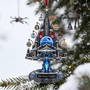 Christmas Tree Universe Ornament - Personalized Gifts For Family Christmas Ornament 03OHTA300926
