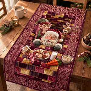 Fun Christmas Quilted Table Runner - Personalized Christmas Gifts 02qhdh210826