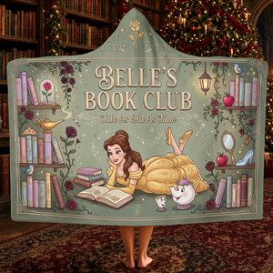 Book Club Wearable Blanket Hoodie - Personalized Gifts For Book Lovers 04NAQN221026