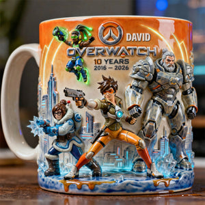 Dynamic Anniversary Coffee Mug, Personalized Gifts 01qhtn100226