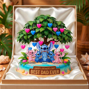 Best Dad Ever Acrylic Plaque - Personalized Gifts For Dads 04tydh040526