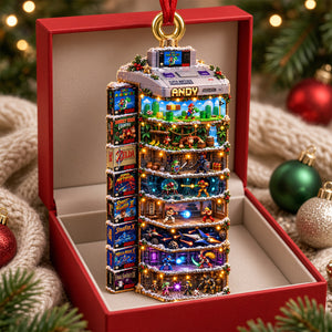 Retro Gaming Acrylic Ornament - Personalized Christmas Gifts 04nadh101026