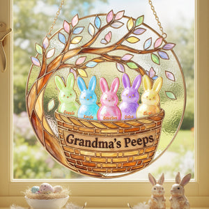Grandma Peep Easter Suncatcher Ornament - Personalized Gifts For Grandma 04nata260126