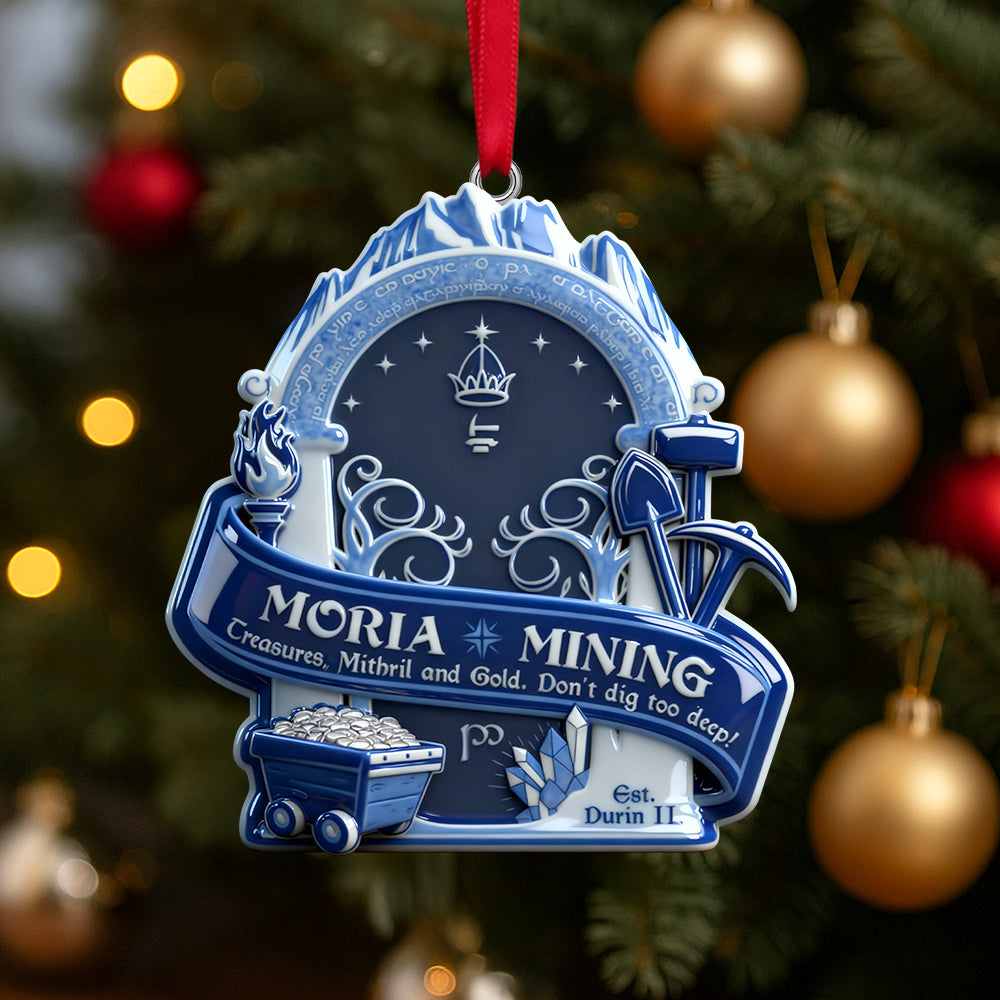 Blue Fantasy Ornament, Personalized Gifts For Movie Fans 04qhtn081025