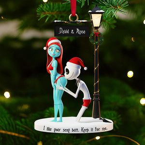 Naughty Lover Acrylic Ornament - Personalized Gift For Couples 05OHDT061125
