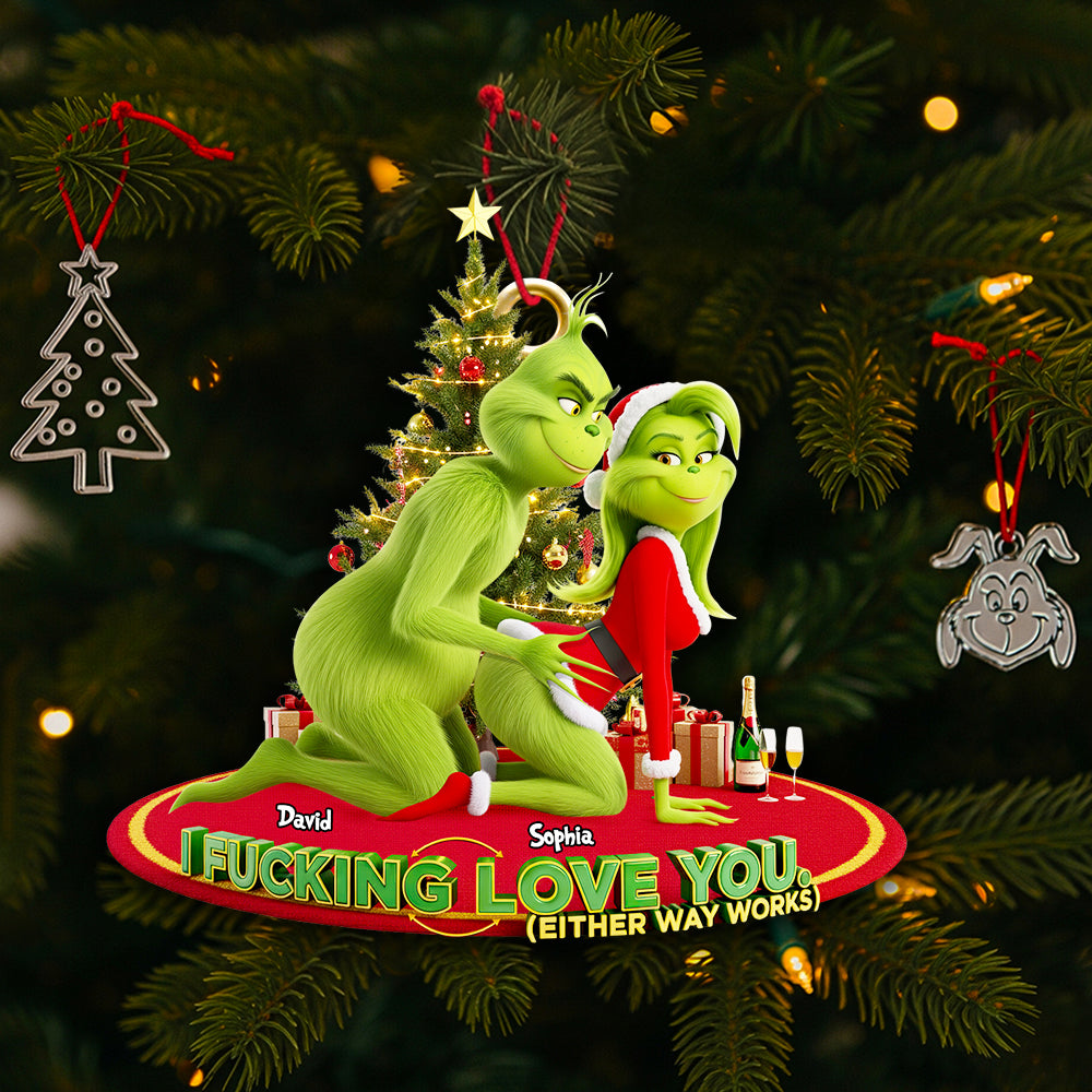 Personalized Gifts For Couple Christmas Ornament 01ohdt110925