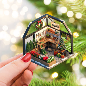 Gardening Miniature Christmas Ornament - Personalized Gifts For Garden Lovers 05pgqn120825 - Ornament - GoDuckee