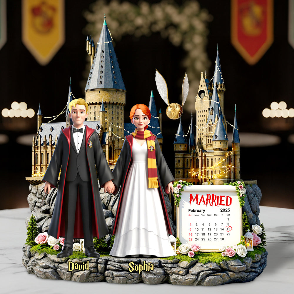 Magic Wedding Acrylic Plaque - Personalized Gifts For Couple 04NADT250625