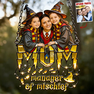 Magical Mom And Kids Suncatcher Ornament Custom Photo Gifts 04NADT020426