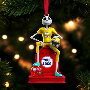 Rivalry Skeleton Ornament - Personalized Gift For Sport Lovers 05OHLU311025