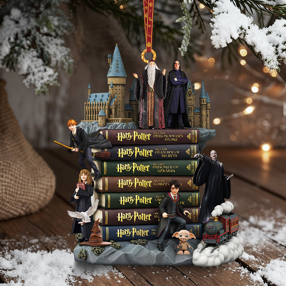 Fantasy Saga Book Ornament - Personalized Gift For Fantasy Lovers 02HUTA311025