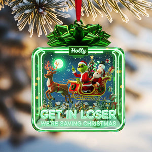 Personalized Gifts For Christmas, Funny Christmas Acrylic Ornament 02pata021025