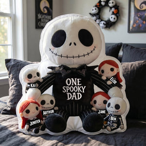 One Spooky Dad Custom Shape Pillow  - Personalized Gifts For Dad 02pgdh110526