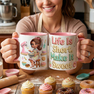 Baking Girl Coffee Mug - Personalized Gifts For Baking Lovers 01pgqn260126