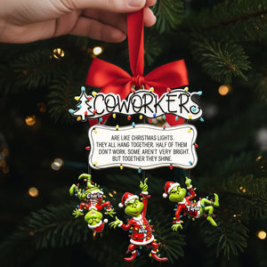 Fun Co-workers Hanging Together Ornament - Personalized Gifts For Collague 01QHLU091025