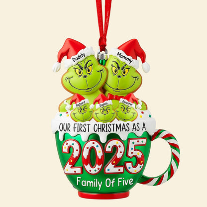 Playful Family Christmas Ornament - Personalized Gifts For Family 02tgqn180825