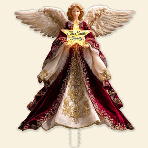 Guardian Angel Christmas Tree Topper – Personalized Gifts For Family 06tgqn191125