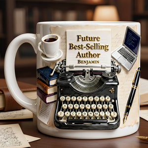 Future Best-Selling Author Coffee Mug - Personalized Gifts for Writers 04NADT220126