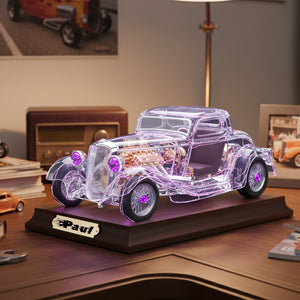 Hot Rod Car Acrylic Plaque – Personalized Gifts For Hot Rod Lovers 07kilu161225