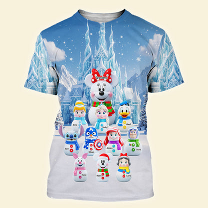 Cartoon Characters 3D Sweatshirt - Personalized Christmas Gifts For Grandma 03naqn210825