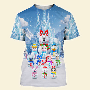 Cartoon Characters 3D Sweatshirt - Personalized Christmas Gifts For Grandma 03naqn210825