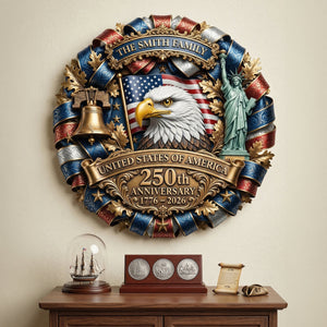 250th Anniversary USA - Personalized Gifts For Patriot Family Metal Sign 01tytn190326