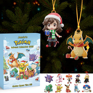 Cute Advent Calendar Custom Acrylic Blind Box, Personalized Gifts For Christmas 06hyta051125