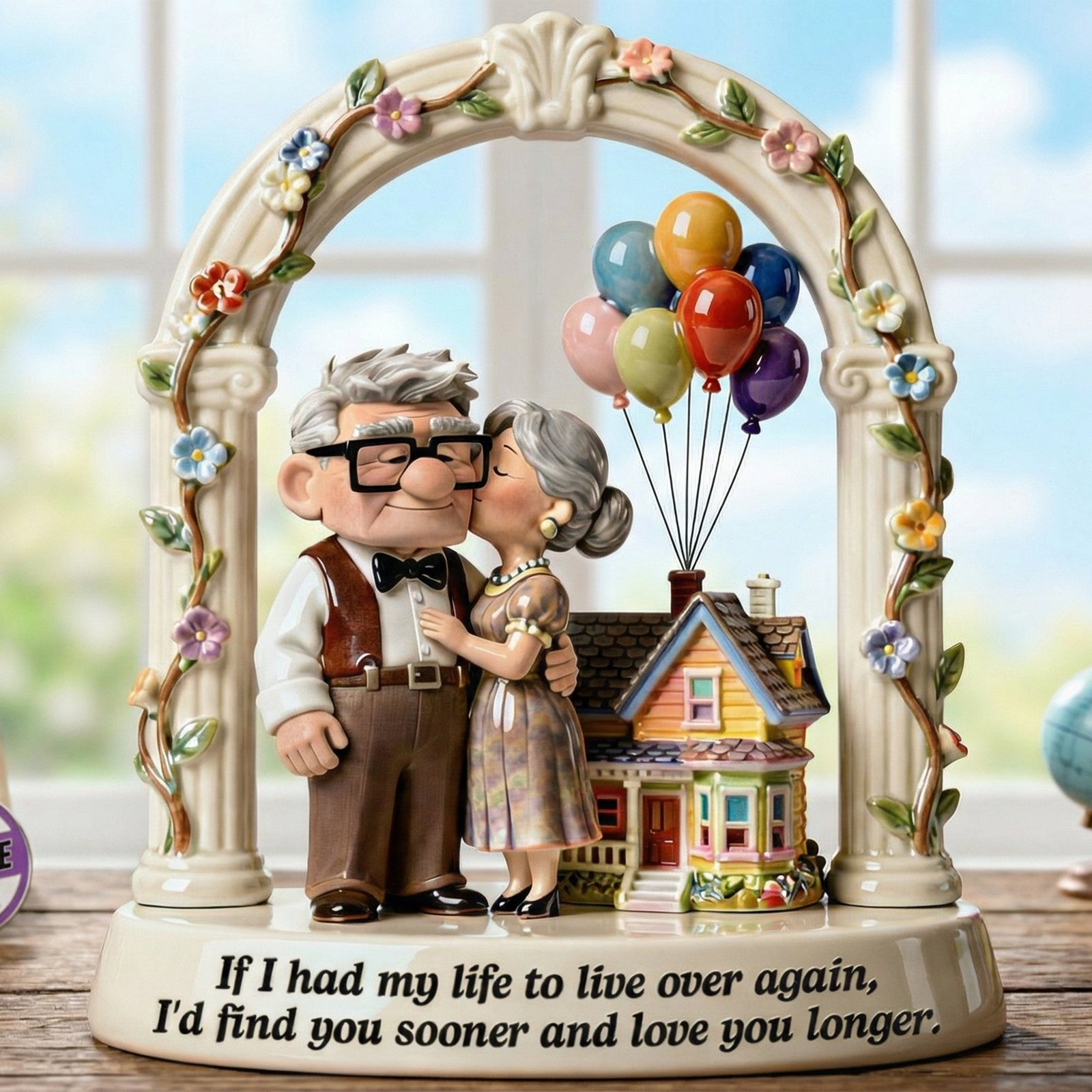 Kissing Old Couple Acrylic Plaque - Personalized Gift For Couples 01NAQN270126