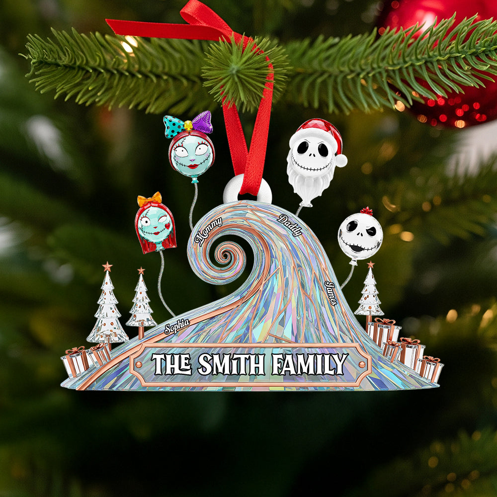 Whimsical Family Balloon Ornament Personalized Gifts For Family 02OHDT220925