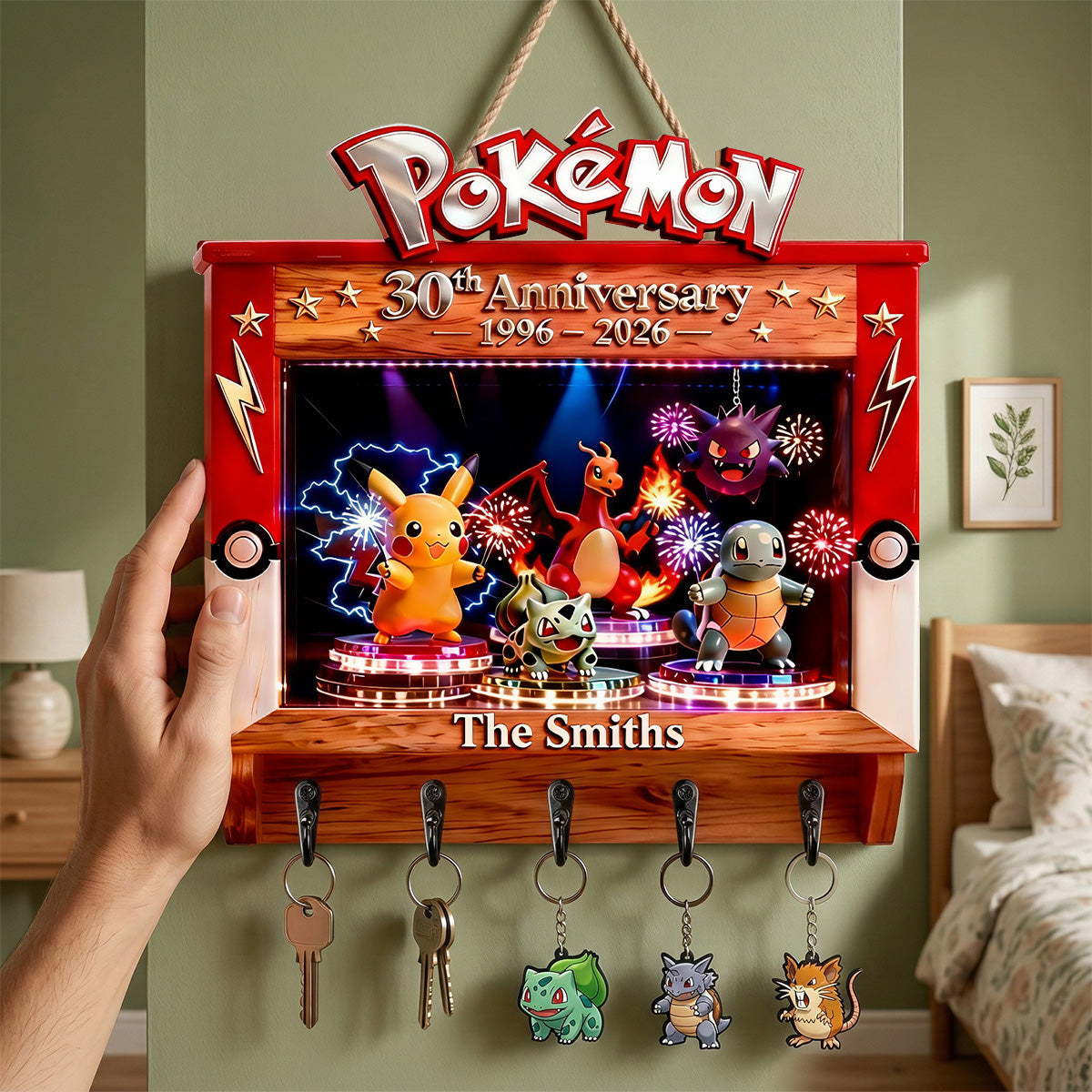30th Anniversary Key Hanger For Game Lovers - Personalized Gifts 05tgmg020326