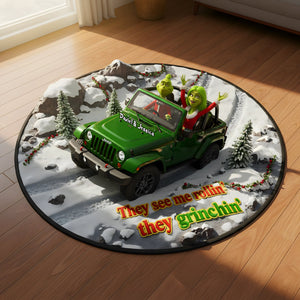 Off Road Car Lover Couple Custom Shape Doormat - Personalized Gifts For Couple Christmas Doormat 03KILU301025