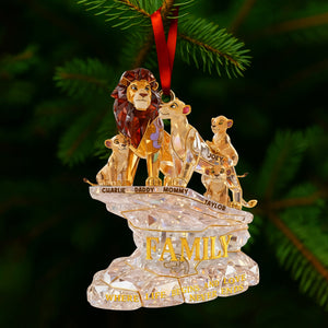 Majestic Family Ornament - Personalized Gifts For Family 03QHLU131025