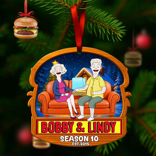 Griddle Love Couple Christmas Ornament - Personalized Anniversary Gifts For Couple 06OHLU130825PA