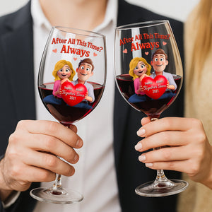 Together Forever Drinking Glass - Personalized Gifts For Couple 01huqn261125