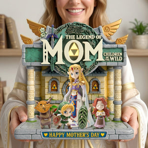Legendary Adventure Mom Acrylic Plaque - Personalized Gifts For Moms 03ohlu010426