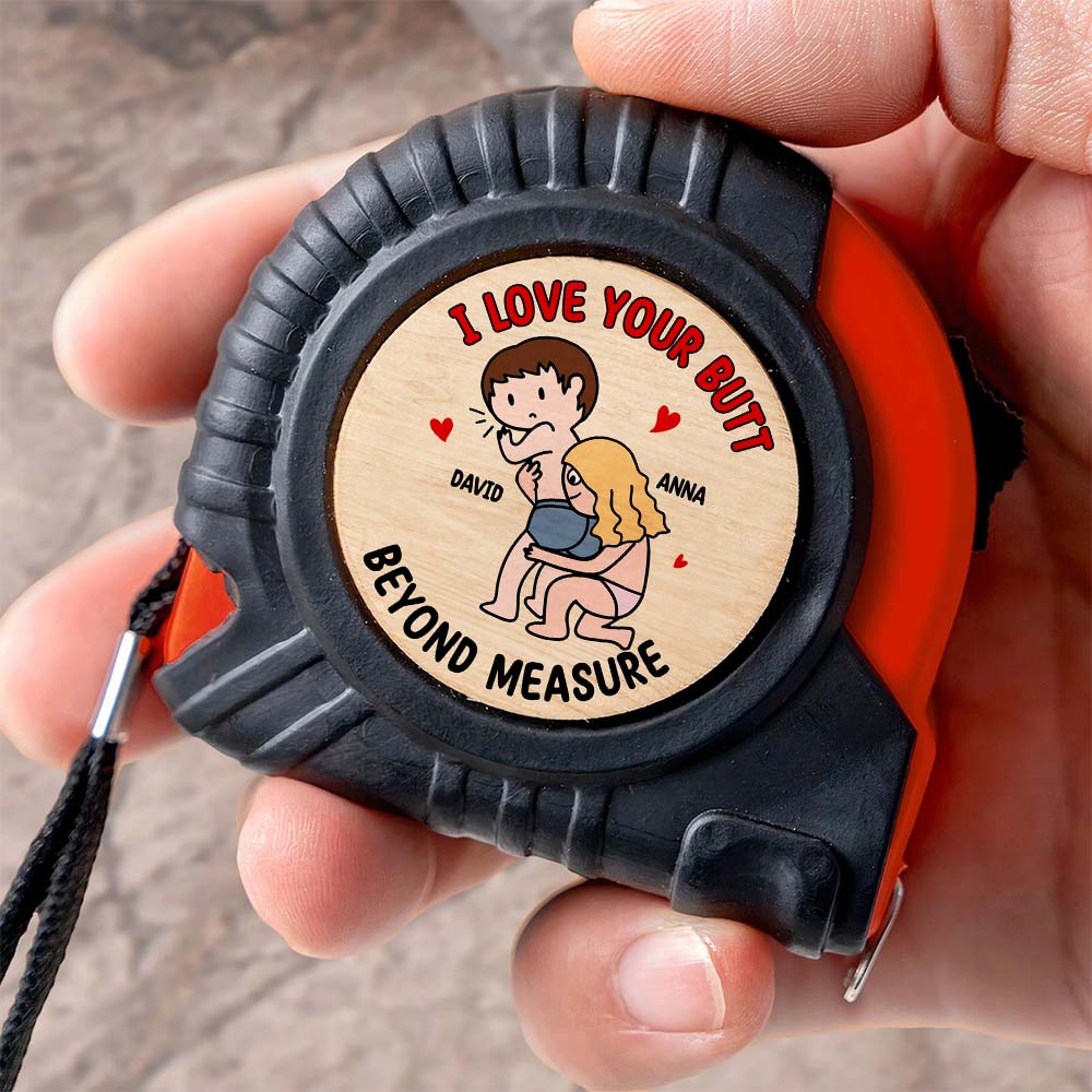 Personalized Gifts For Couple Tape Measure I Love Your Butt 01natn240524hh - Tape Measures - GoDuckee