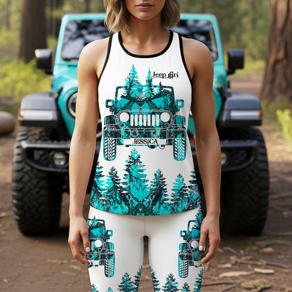 Off Road Set Hallow Tank Top & Leggings - Personalized Gifts For Off Road Lover 01ACDT240625